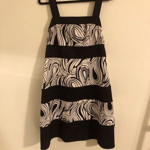 Black and white dress